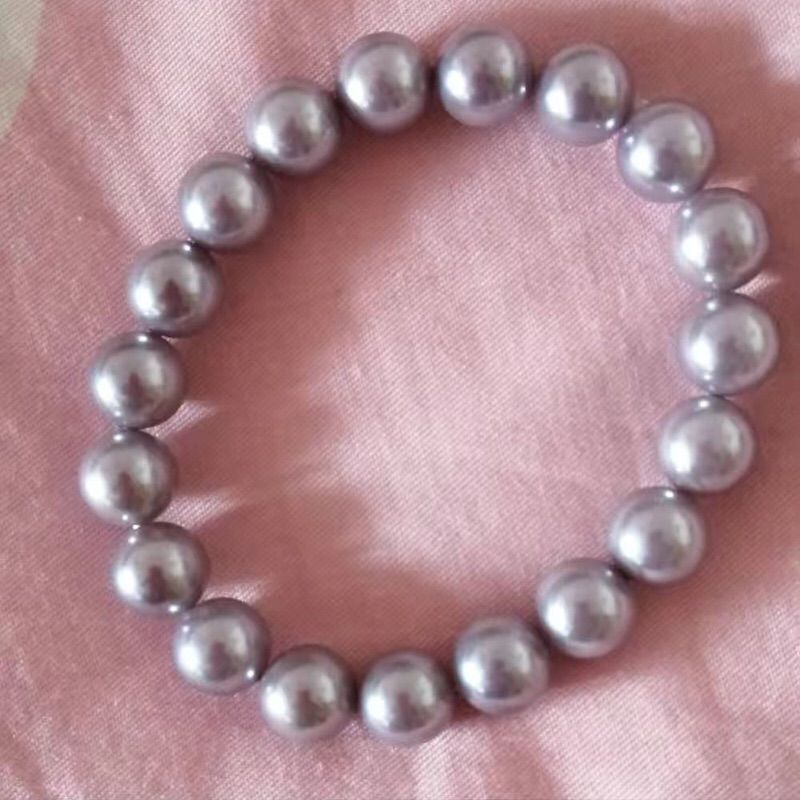 Kaly Simple Elegant Round Beads Shell Pearl Beads Bracelets
