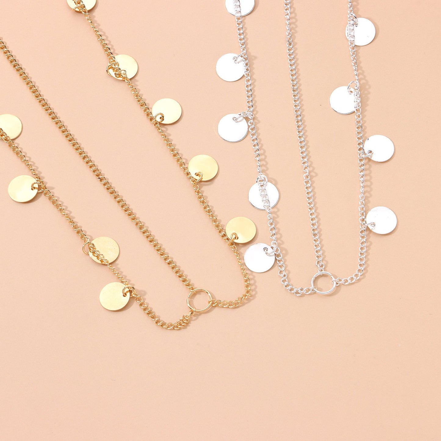 Bohemia Tassel Round Charm Head Chain Jewelry