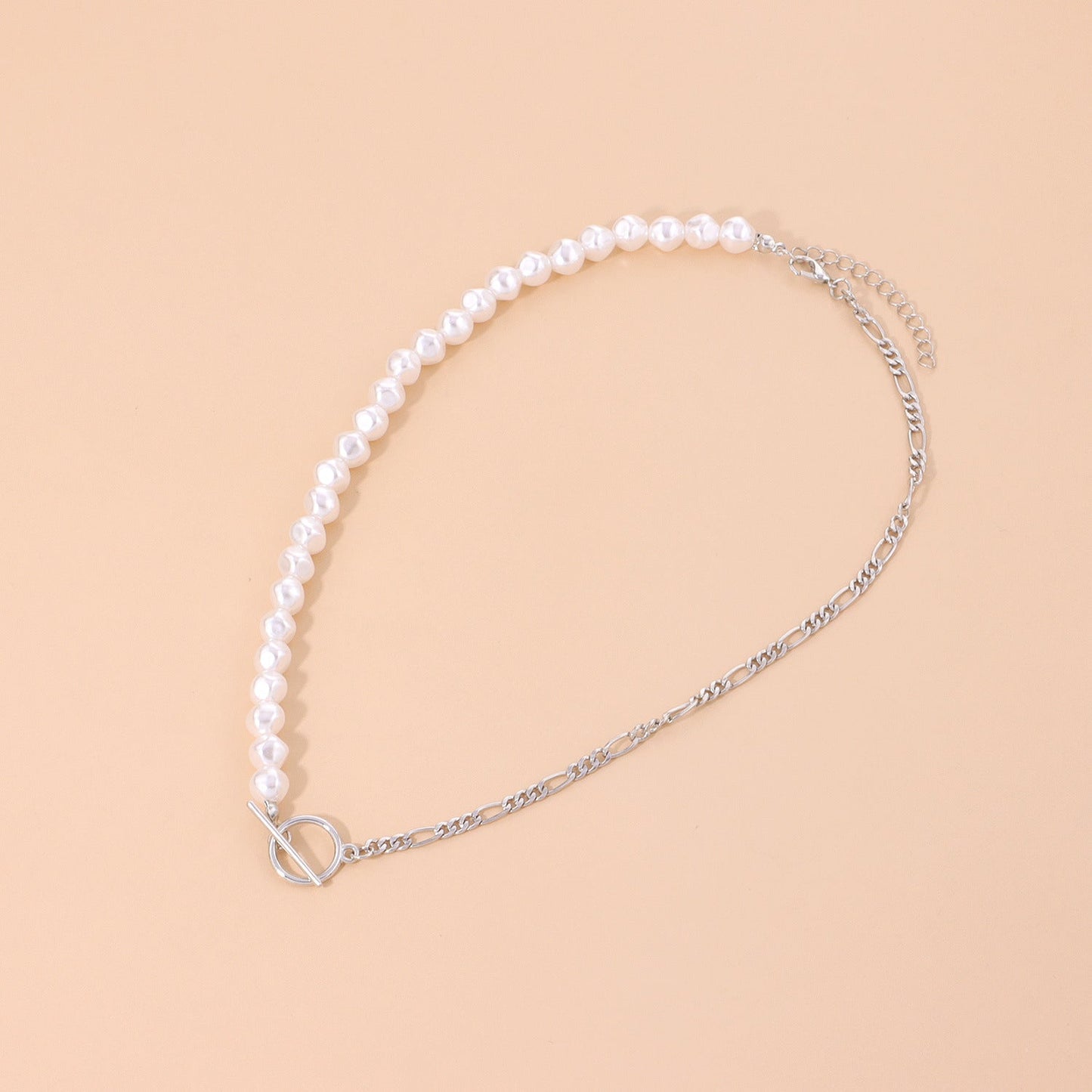 OT Buckle Choker Necklace Jewelry Women