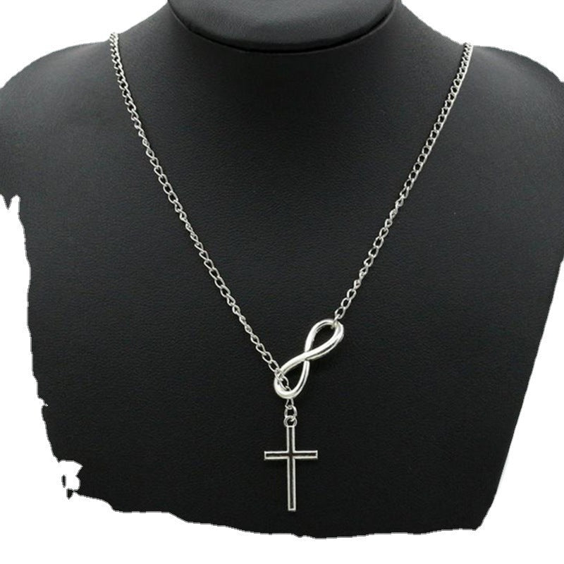 Lucky Infinity Cross Necklace Jewelry