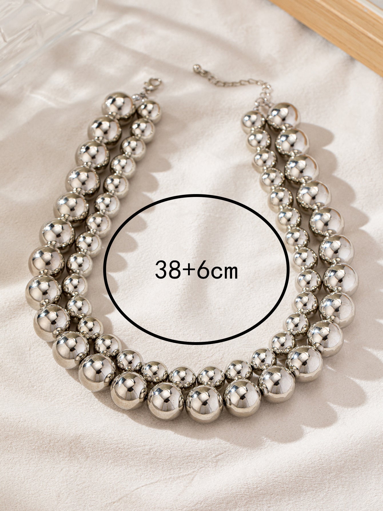 Exaggerated Big Ball Choker Necklace Women