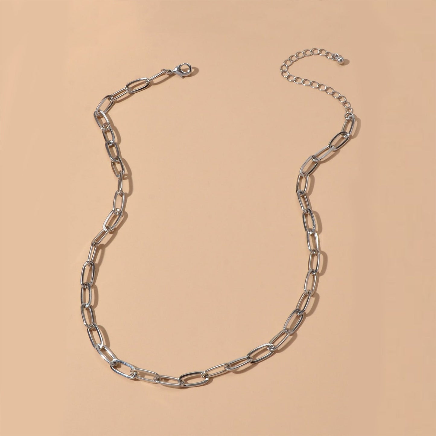 Paperclip Chain Chokers Necklaces
