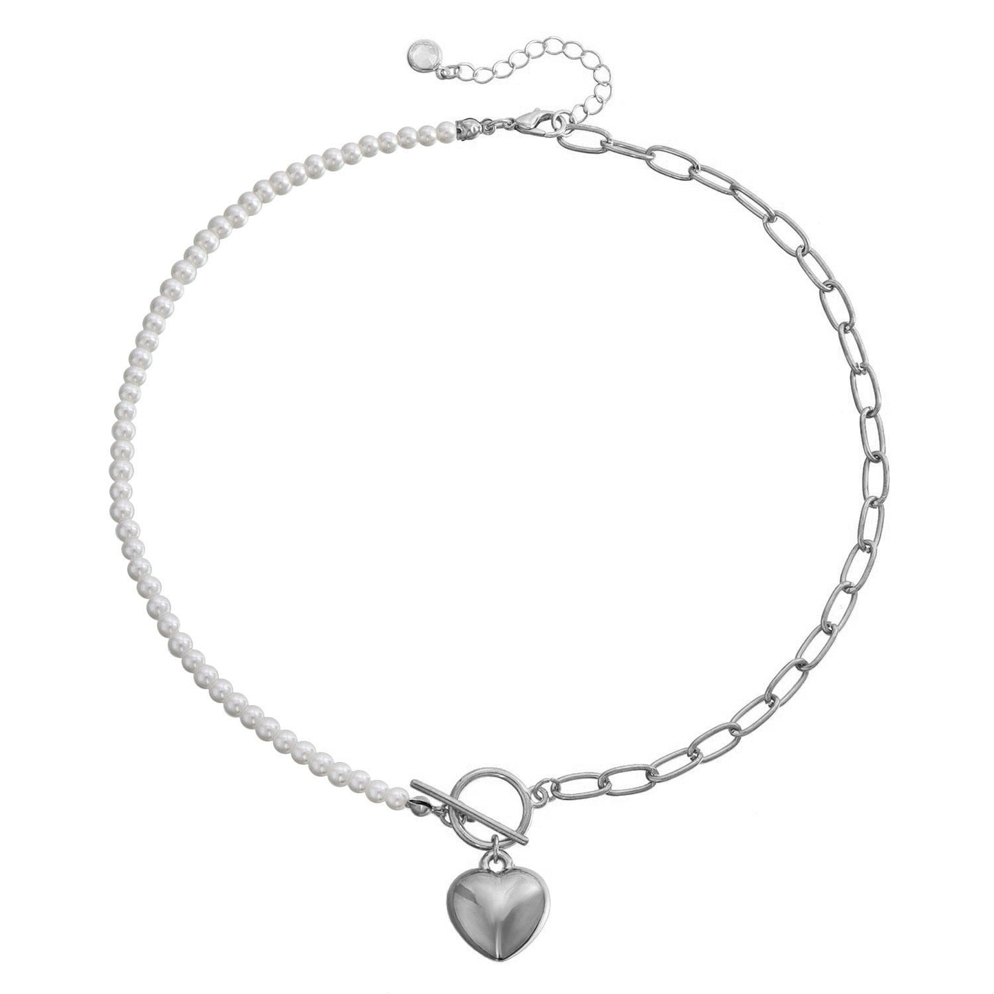 Multilayer Baroque Pearl Pendant Choker Necklace