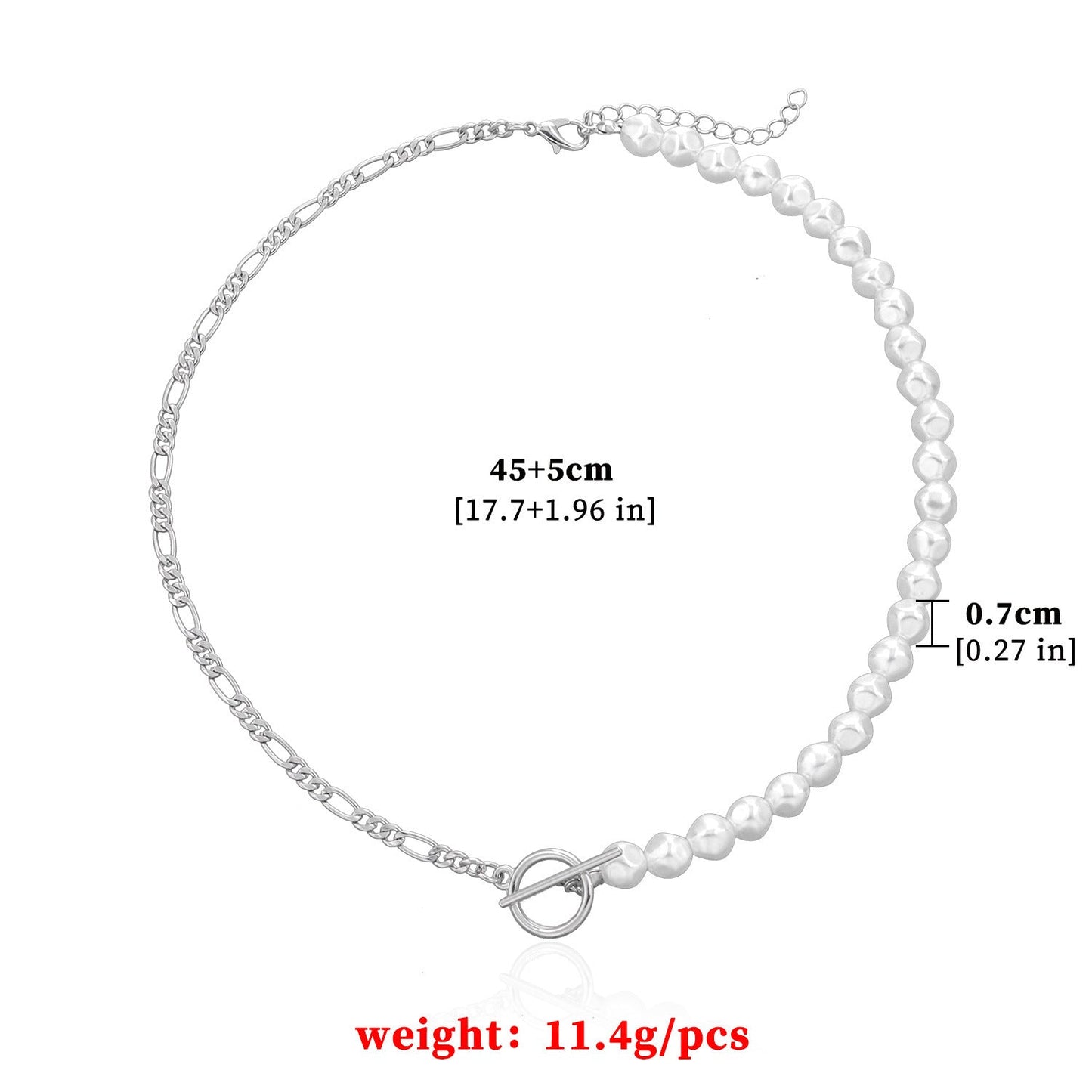 OT Buckle Choker Necklace Jewelry Women