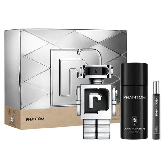 Phantom By Paco Rabanne For Men 3Pcs Set EDT Spray