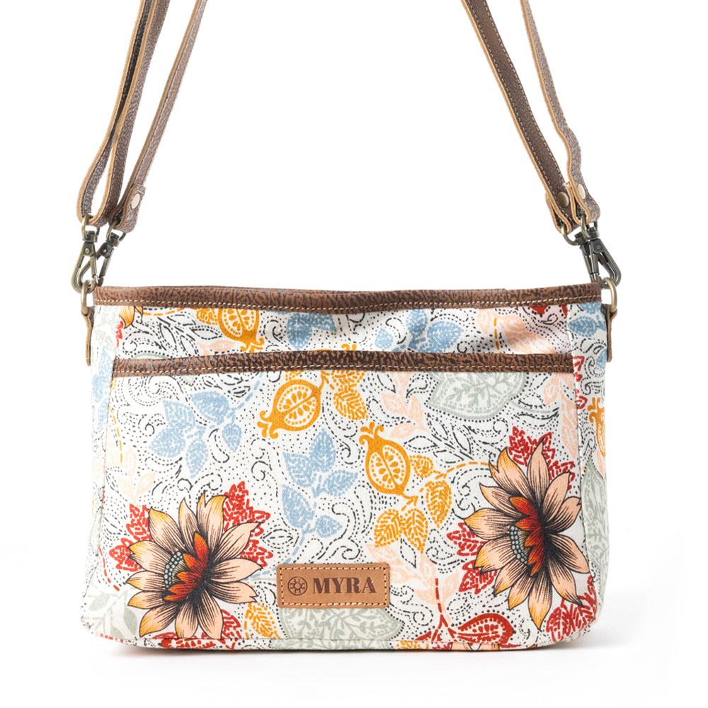 MeyraTrail Dahlia Crossbody Bag in Wild Floral Print