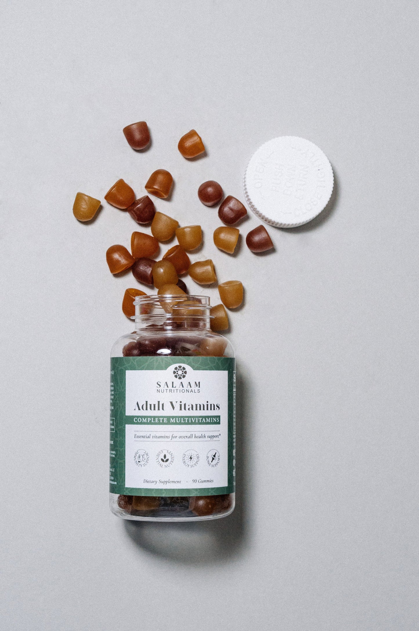 Adult Multivitamin Gummies - Complete Nutrition with Essential Vitamins - 90 Count