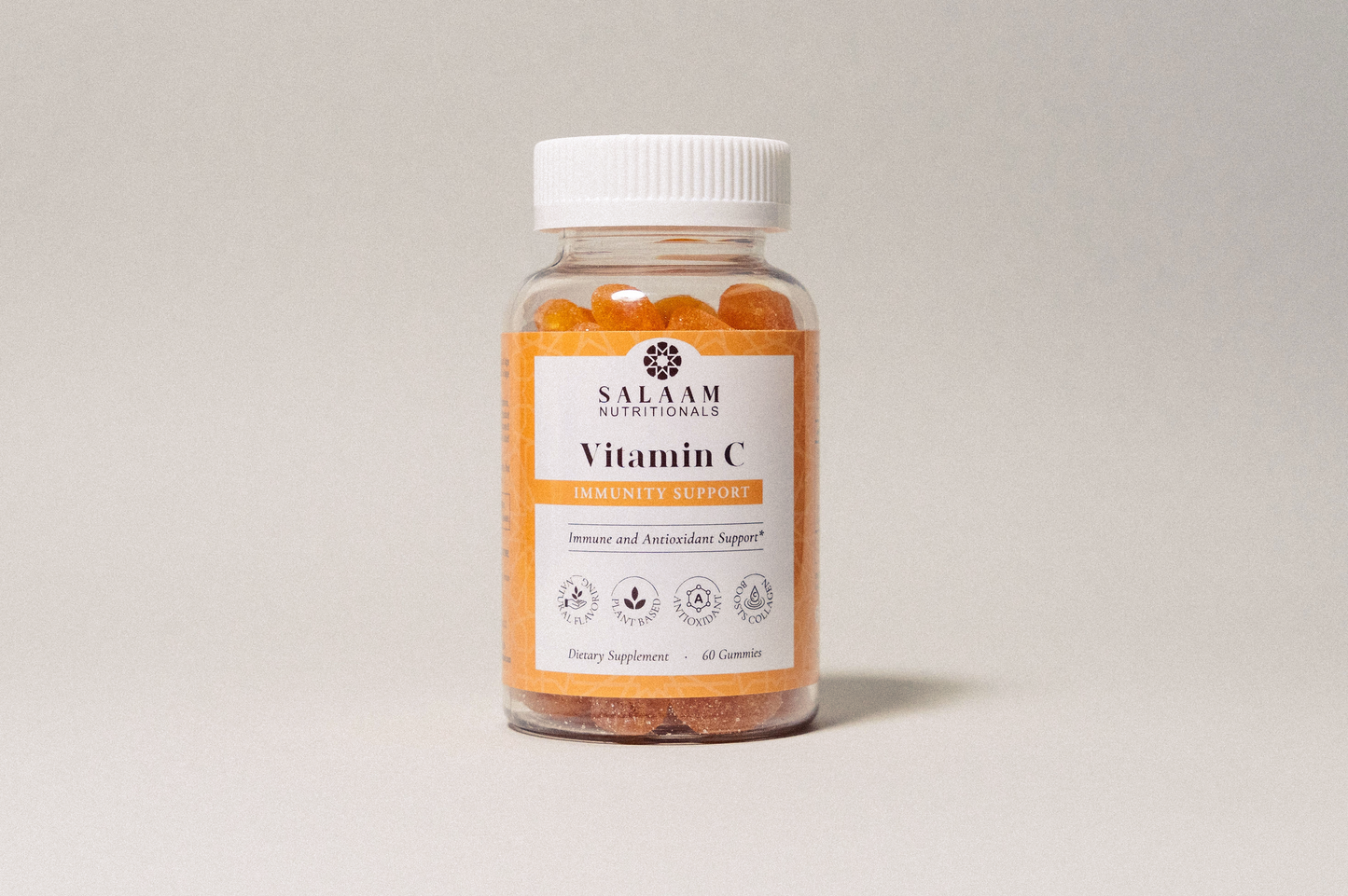 Vitamin C Chewable Gummies - 60 Count | Salaam Nutritionals